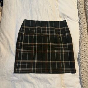 Sage the label plaid mini skirt size medium